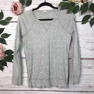 J. Crew Size XS Thermal Knit Basic Long Sleeve Top Crewneck